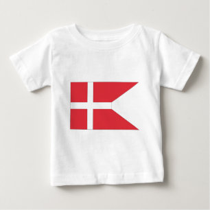 Dansk Flagga T Shirt