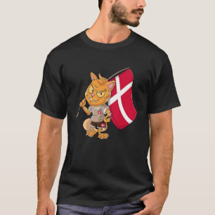Dansk fläkt-katt t shirt