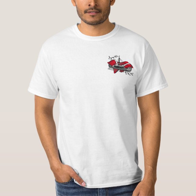 Dansk för danskaViking Viking frakt gåvor Tee Shirt (Framsida)