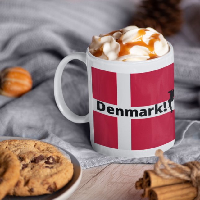 Dansk fotboll kaffemugg (Skapare uppladdad)