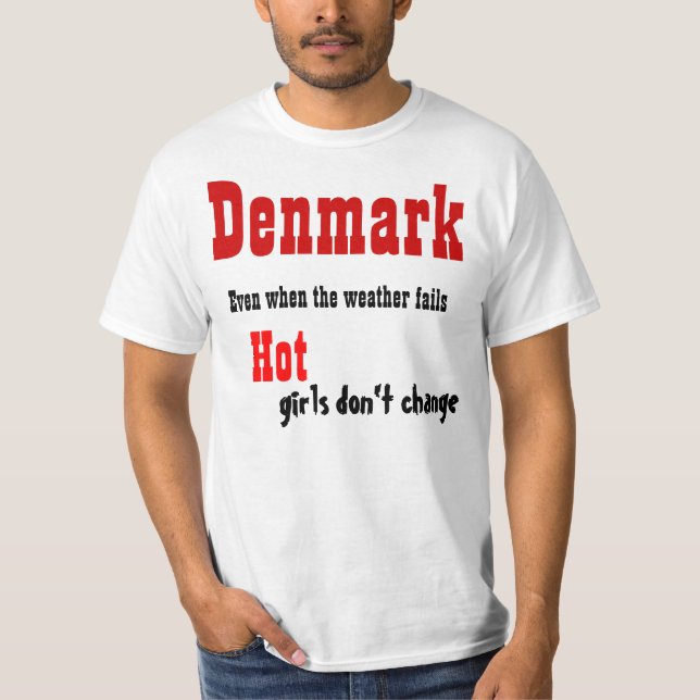 Dansk hett, t-shirts (Framsida)