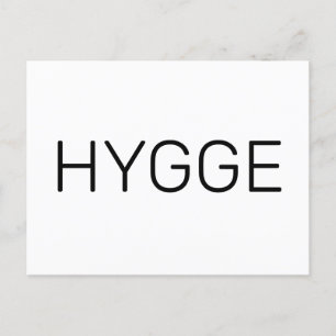 Dansk Hygge Black and White Vykort