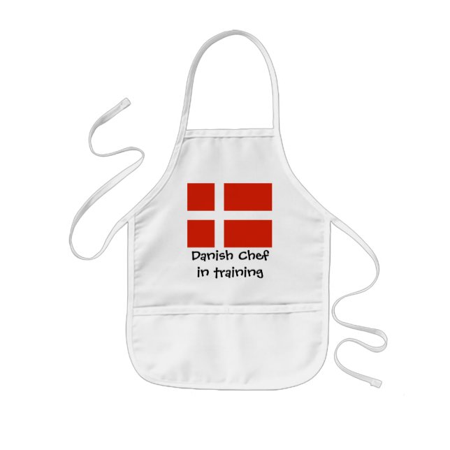 Dansk kock under utbildning barnförkläde (Framsidan)