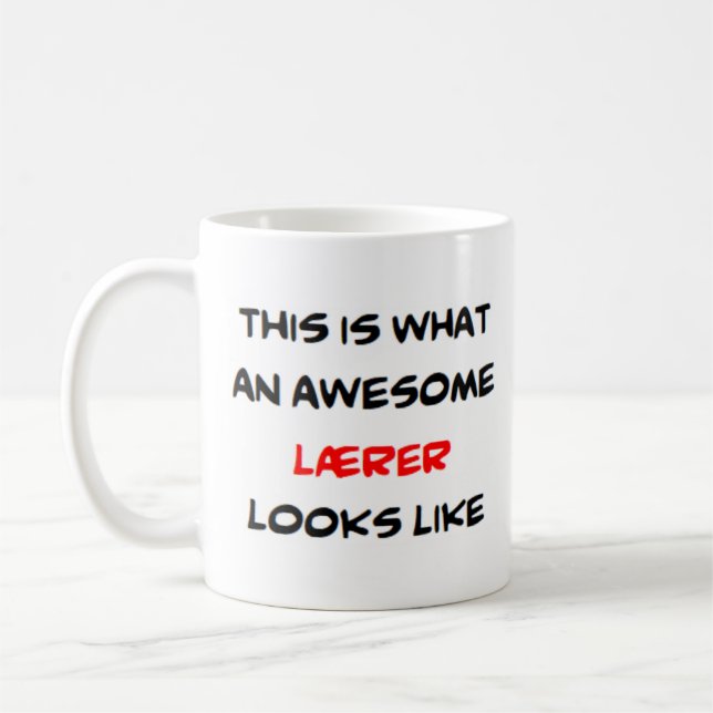 Dansk lärarledare, fantastisk kaffemugg (Vänster)