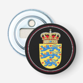 Dansk öppnare Flagga Flaska, Danmark Emblem/Party