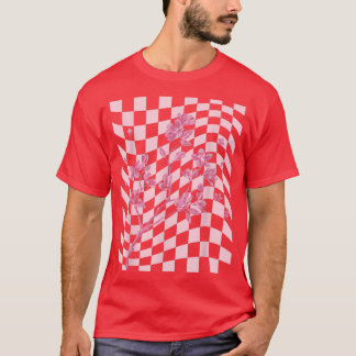 Dansk Pastel Aesthetic Cherry Blommar Japansk SA T Shirt