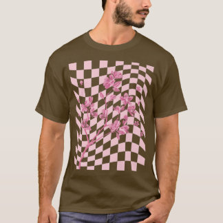 Dansk Pastel Aesthetic Cherry Blommar Japansk SA T Shirt