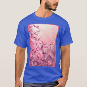 Dansk Pastel Aesthetic Cherry Blommar Japansk SA T Shirt
