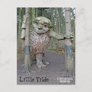 Dansk Troll-resevykort! Vykort