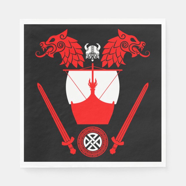 Dansk Viking Pappersservett (Framsidan)