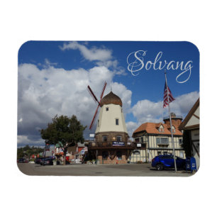 Dansk vindkraftverk Solvang Kalifornien Souvenir M Magnet