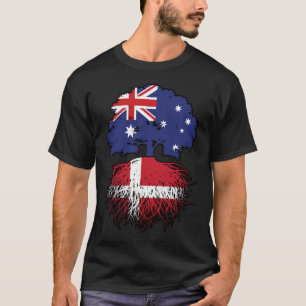 Danska australiska Australiens Träd-rötter T Shirt