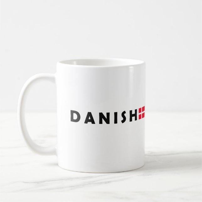 Danska, Danmark Kaffemugg (Vänster)