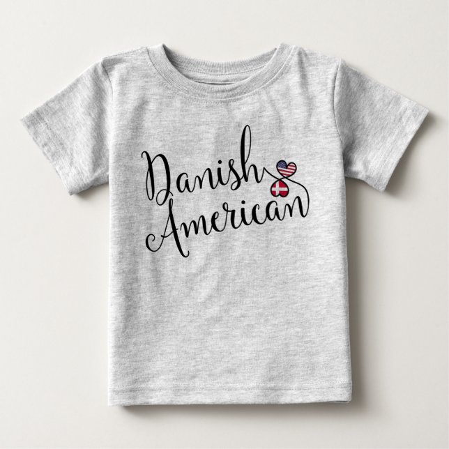 Danska entwated Hearts T Shirt (Framsida)