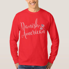 Danska entwated Hearts T-Shirt, Danmark Tröja