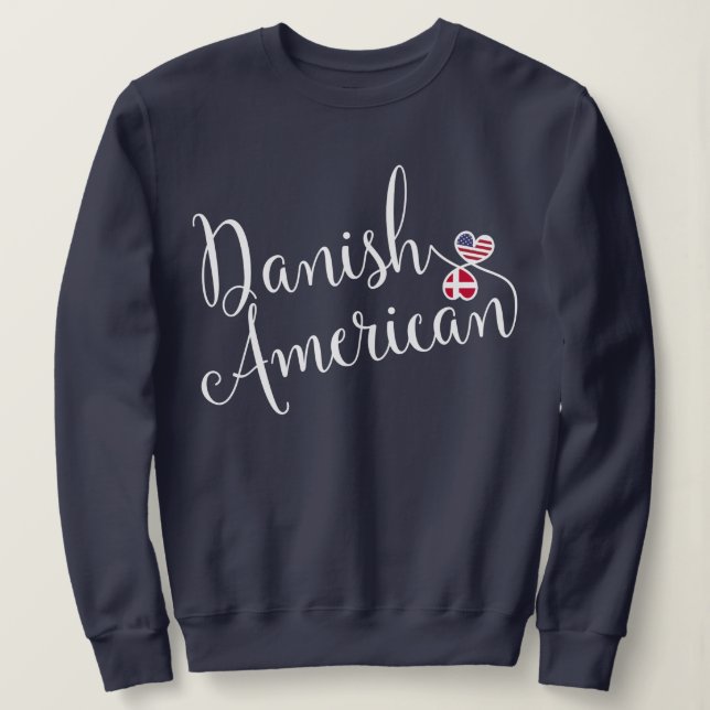Danska entwated Hearts Tee Shirt (Design framsida)