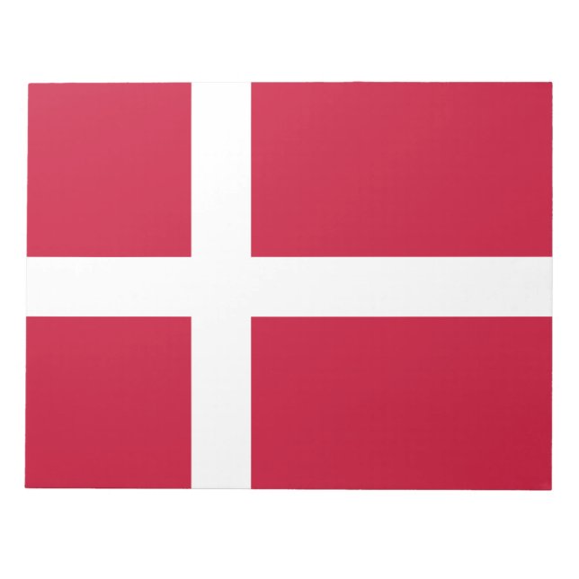 Danska Flagga Anteckningsblock (Framsida)