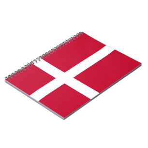 Danska Flagga Anteckningsbok