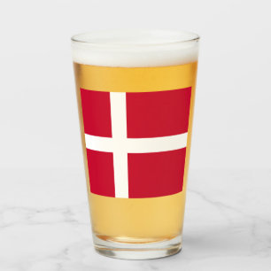 Danska Flagga Glaskopp