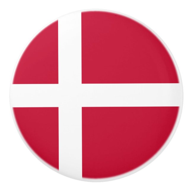 Danska Flagga Knopp (Framsidan)