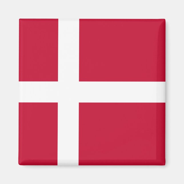 Danska Flagga Magnet (Framsidan)
