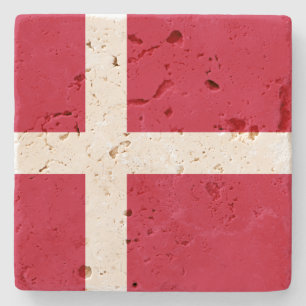 Danska Flagga Stenunderlägg
