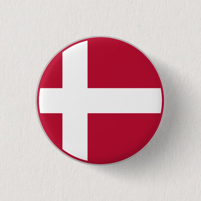 Danska flaggan knapp (Framsida)