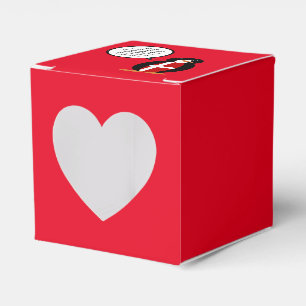Danska flaggan talande fru pingvin personlig presentaskar