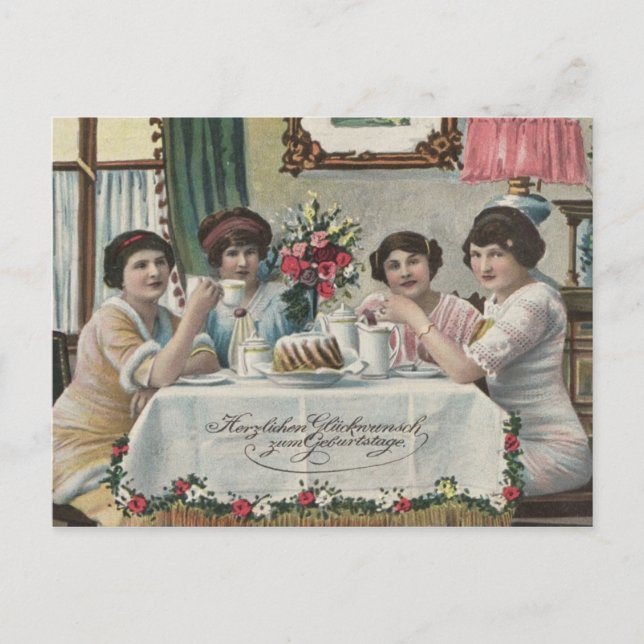 Danska födelsedagar - Fodseldag Vykort (Framsida)