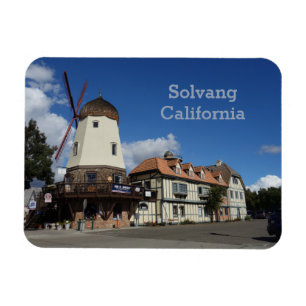 Danska Kvarn Solvang California Souvenir Magnet