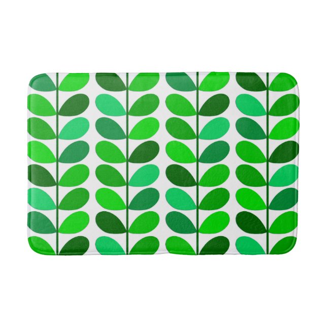 Danska Löv i mitten av århundradet, Emerald and Li Badrumsmatta (Framsidan)