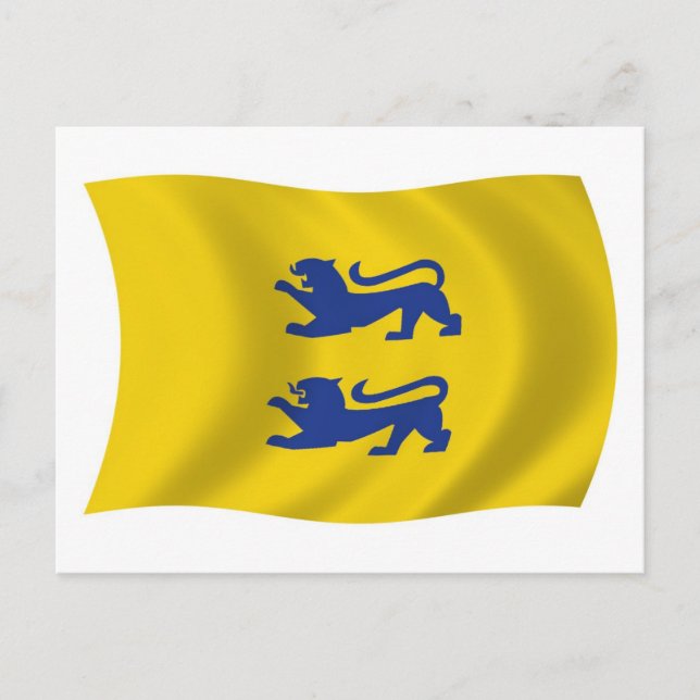 Danska minoriteten i Södra Schleswig Flagga Postko Vykort (Framsida)