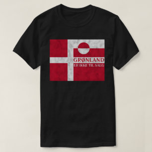 Danska och Grönlands flaggan T Shirt