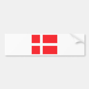Danskaflagga Bildekal