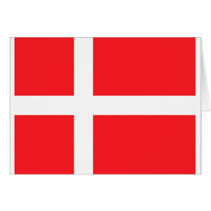 Danskaflagga Hälsningskort
