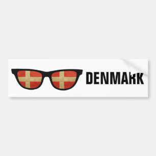 Danskan skuggar beställnings- text- & färgbildekal bildekal