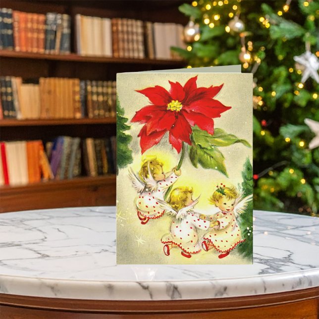 Danskande Baby Änglar-hälsningskort Helgkort (Skapare uppladdad)