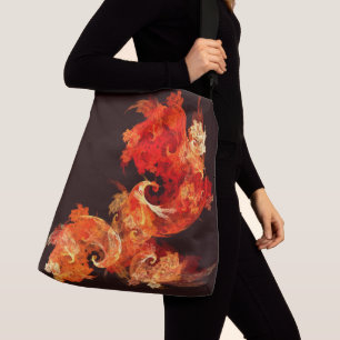 Danskande Firebird Abstrakt Art Kor Body Axelväska