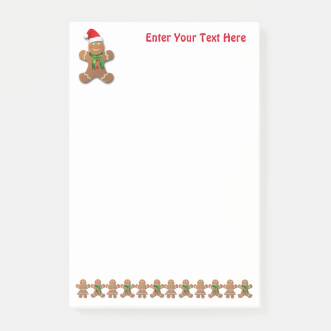 Danskande Gingertea Cookies Post-it Block (Framsida)