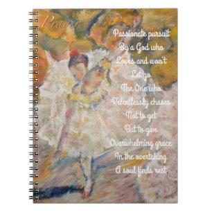 Danskare Ballerina prayer journal Anteckningsbok Med Spiral