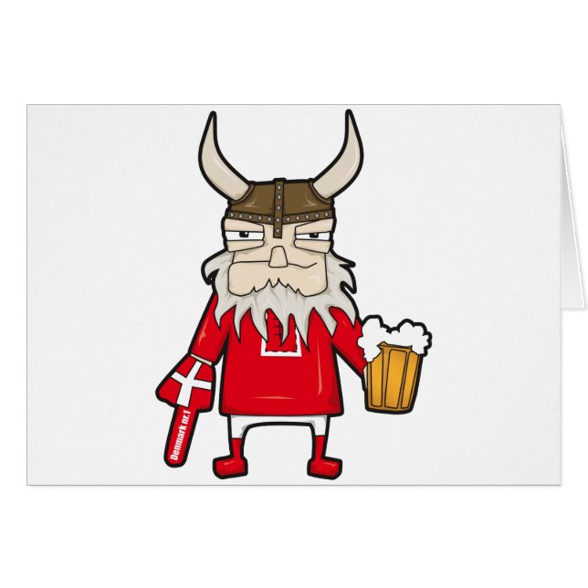 DanskaViking fläkt Hälsningskort (Framsidan Horizontal)