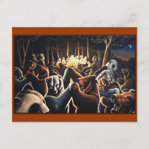 Danske Bears Postcard Firande Postcards Vykort