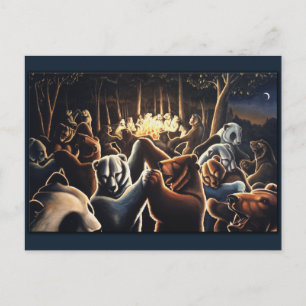 Danske Bears Postcard Firande Postcards Vykort