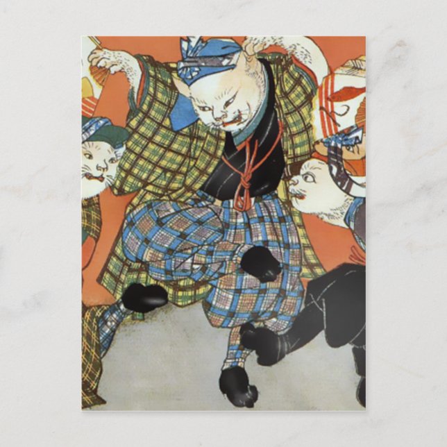 Danske Cats Postcard Vykort (Framsida)