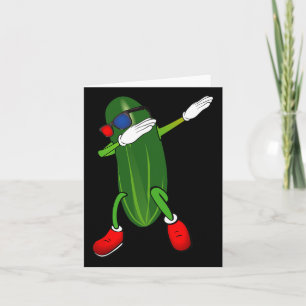 Danske Cucumber Pickle Älskare Cute Funny Kort