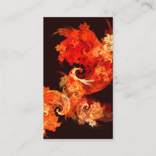 Danske Firebird Abstrakt Art Affärskort Visitkort