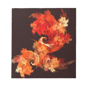 Danske Firebird Abstrakt Art Anteckningsblock
