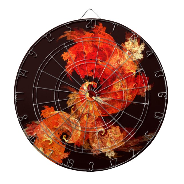 Danske Firebird Abstrakt Art Darttavla (Framsidan)