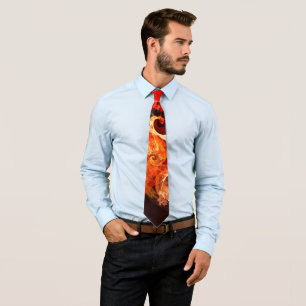 Danske Firebird Abstrakt Art Tie Slips