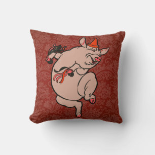 Danske Gris Antique Cute Dancer Kudde